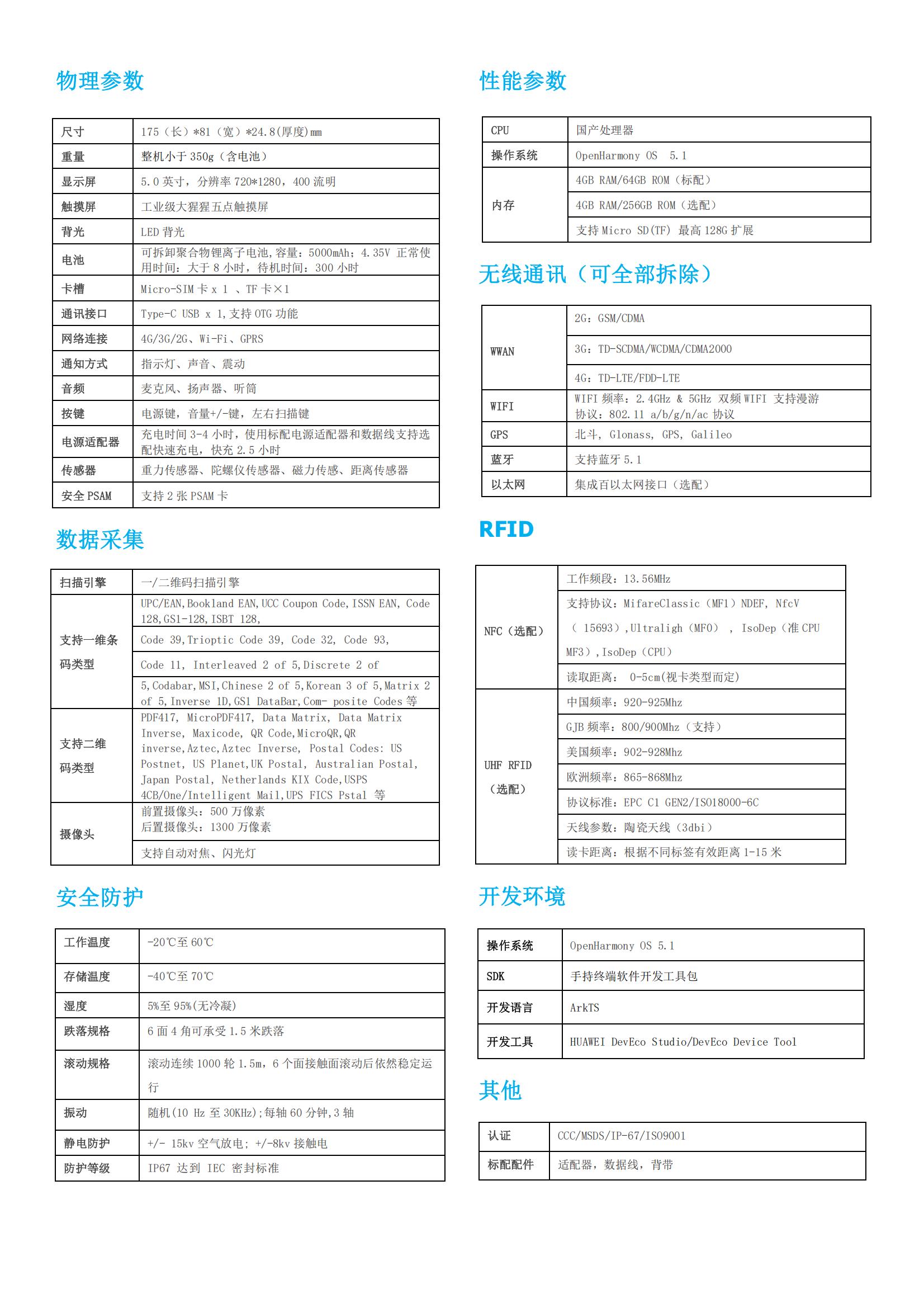 N70R鸿蒙PDA_三防手持PDA终端_国产鸿蒙手持终端(图2)