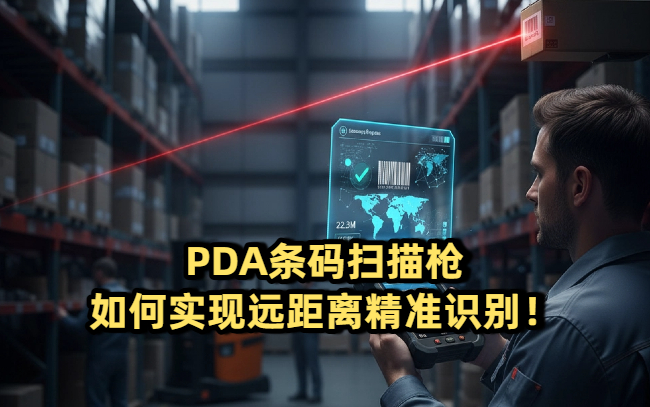 PDA条码扫描枪如何实现远距离精准识别！