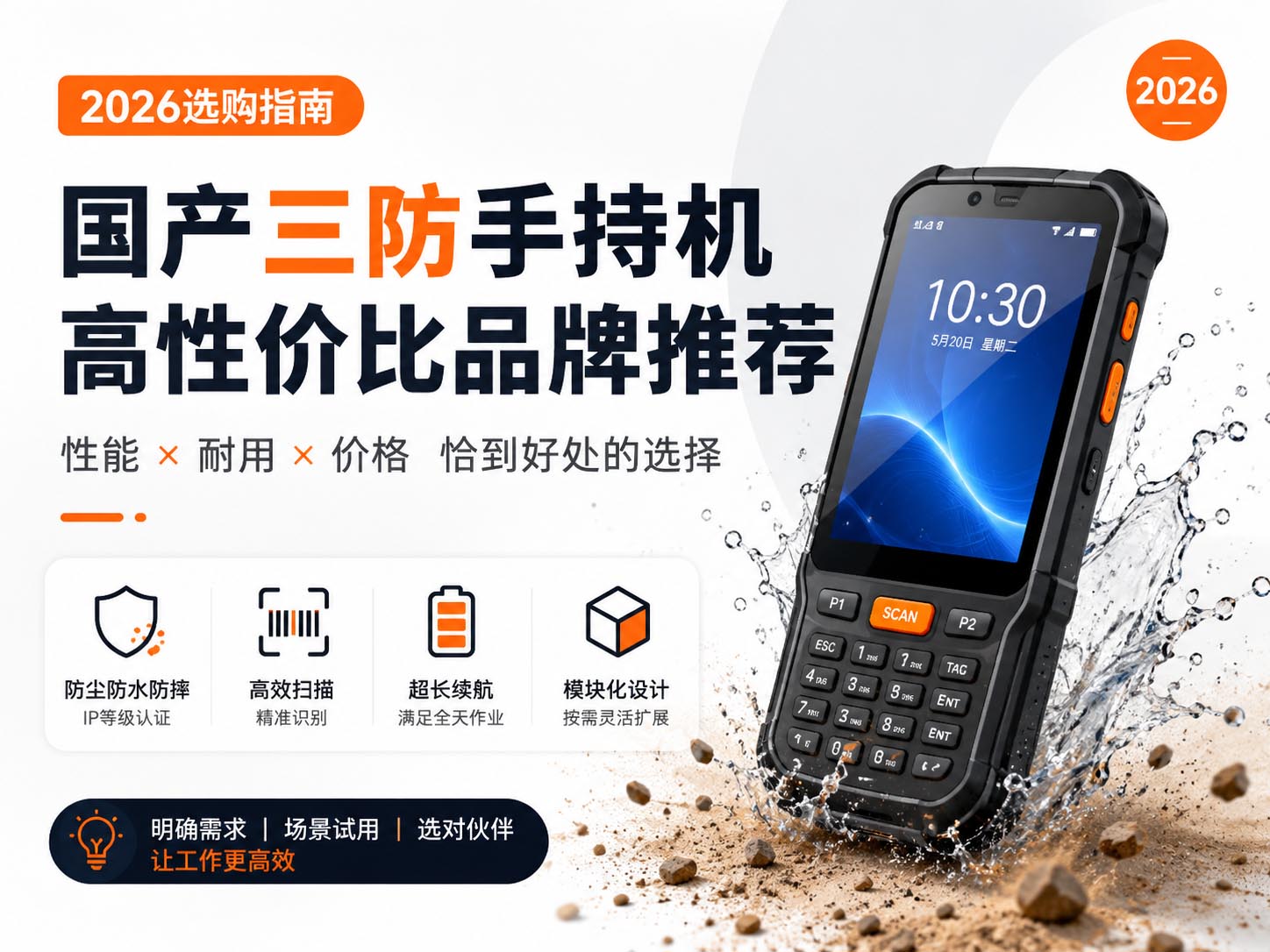 2026国产PDA三防手持机推荐！这个品牌性价比拉满！