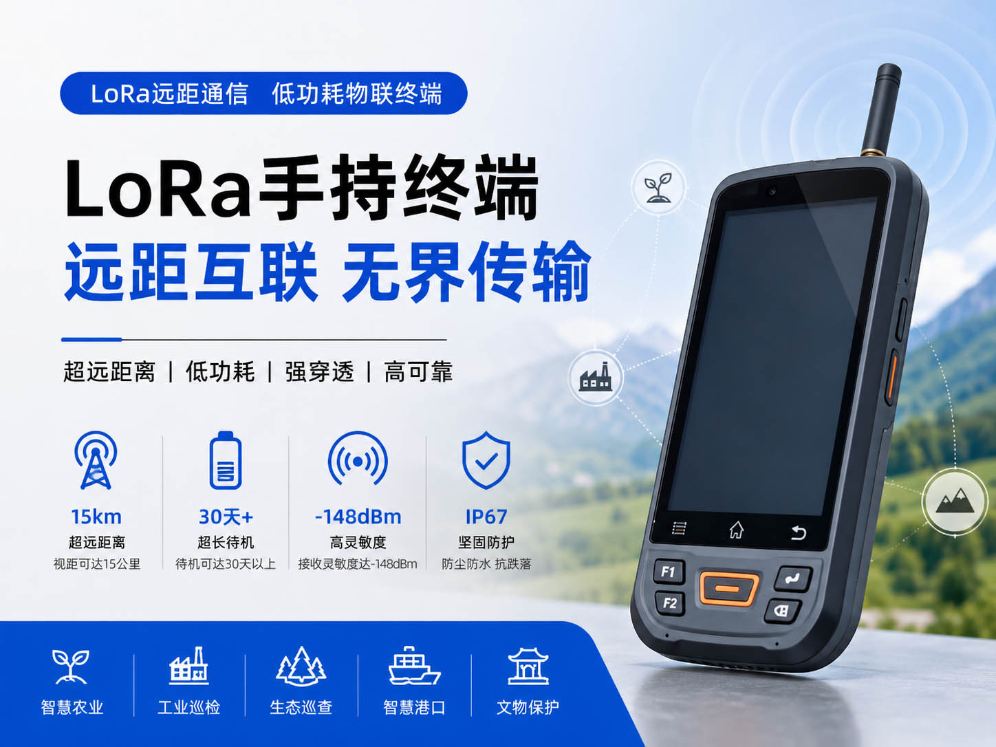 lora通信终端制造商,内置lora模块手持机源头厂家