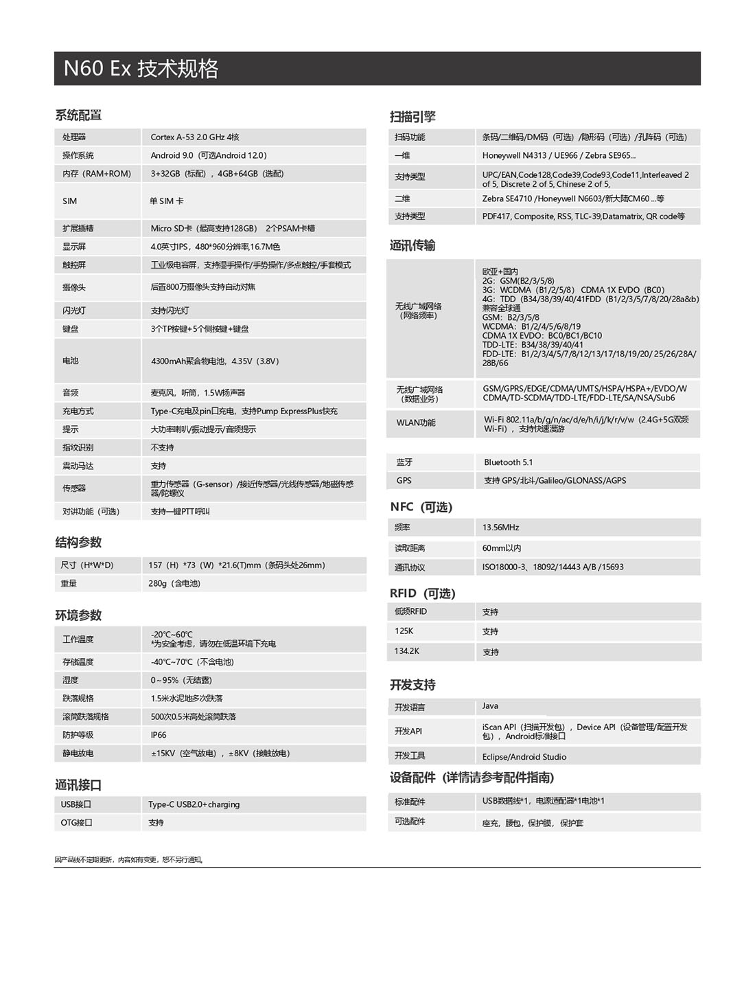 N60ex防爆手持终端_本安型防爆手持终端 防爆PDA手持机(图2)